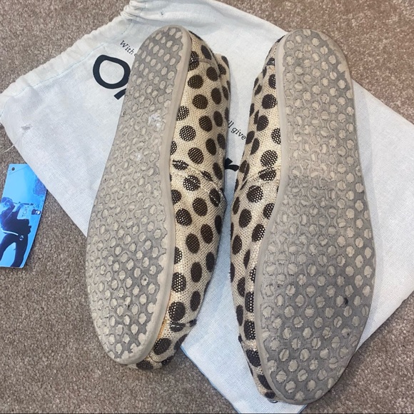 TOMS Women's Polka Dot Slip on 🌵8 - Picture 3 of 5
